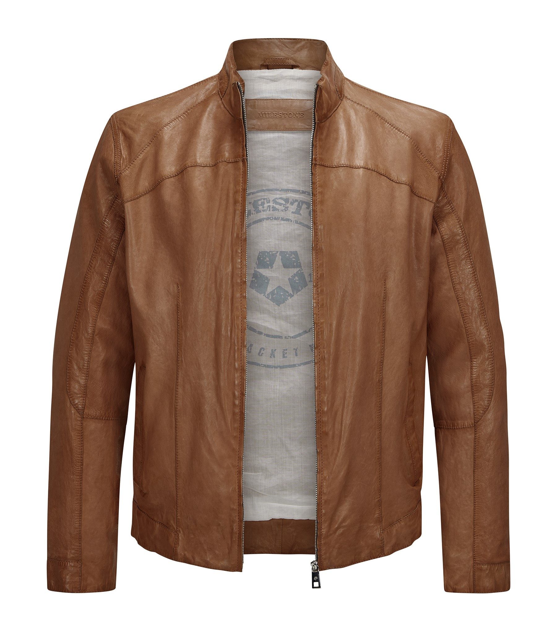 Milestone Lederjacke MSWinston Biker Blouson aus günstig online kaufen