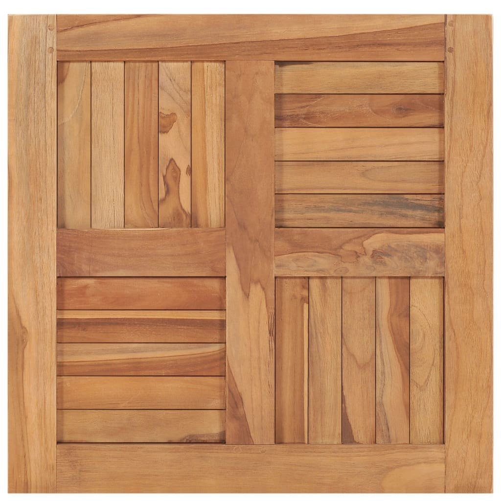 60×60×2,5 (1 cm St) Tischplatte Teak Massivholz furnicato