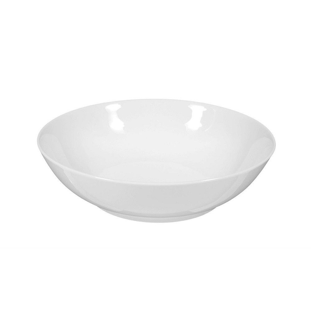 Seltmann Weiden Schale Seltmann Weiden Rondo/Liane weiß Salatschale rund 18,5 cm, Porzellan, (Packung)