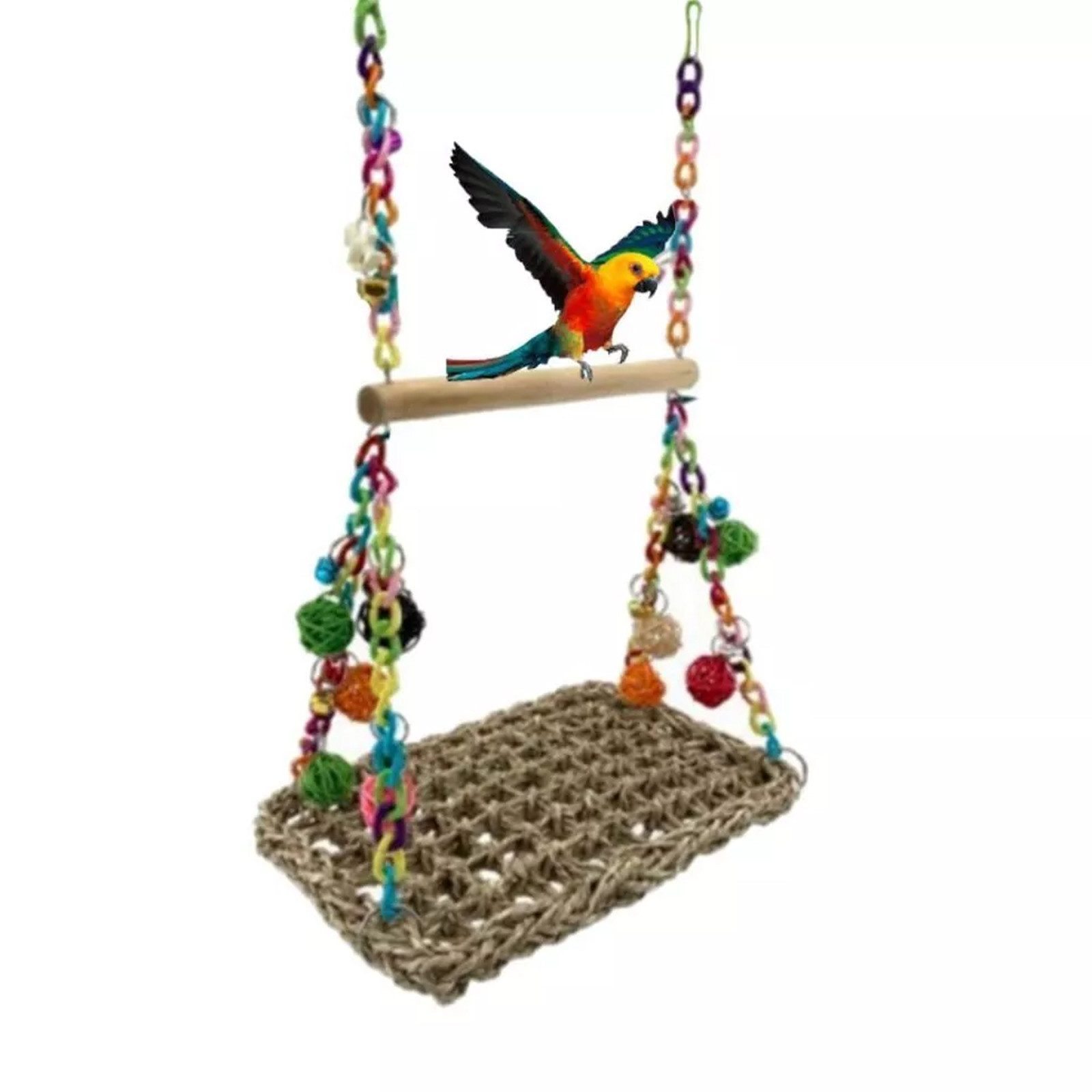 REDOM Vogelspielplatz Hängen Papageien-Schaukel Vogelspielzeug, trainieren, günstig online kaufen