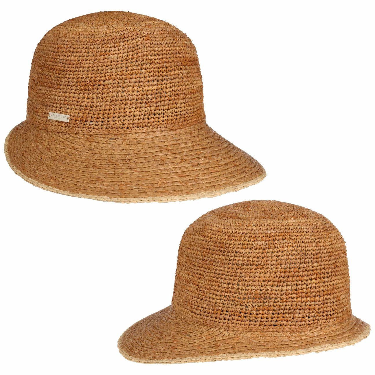 Seeberger Sonnenhut (1-St) Strohhut mit Schirm