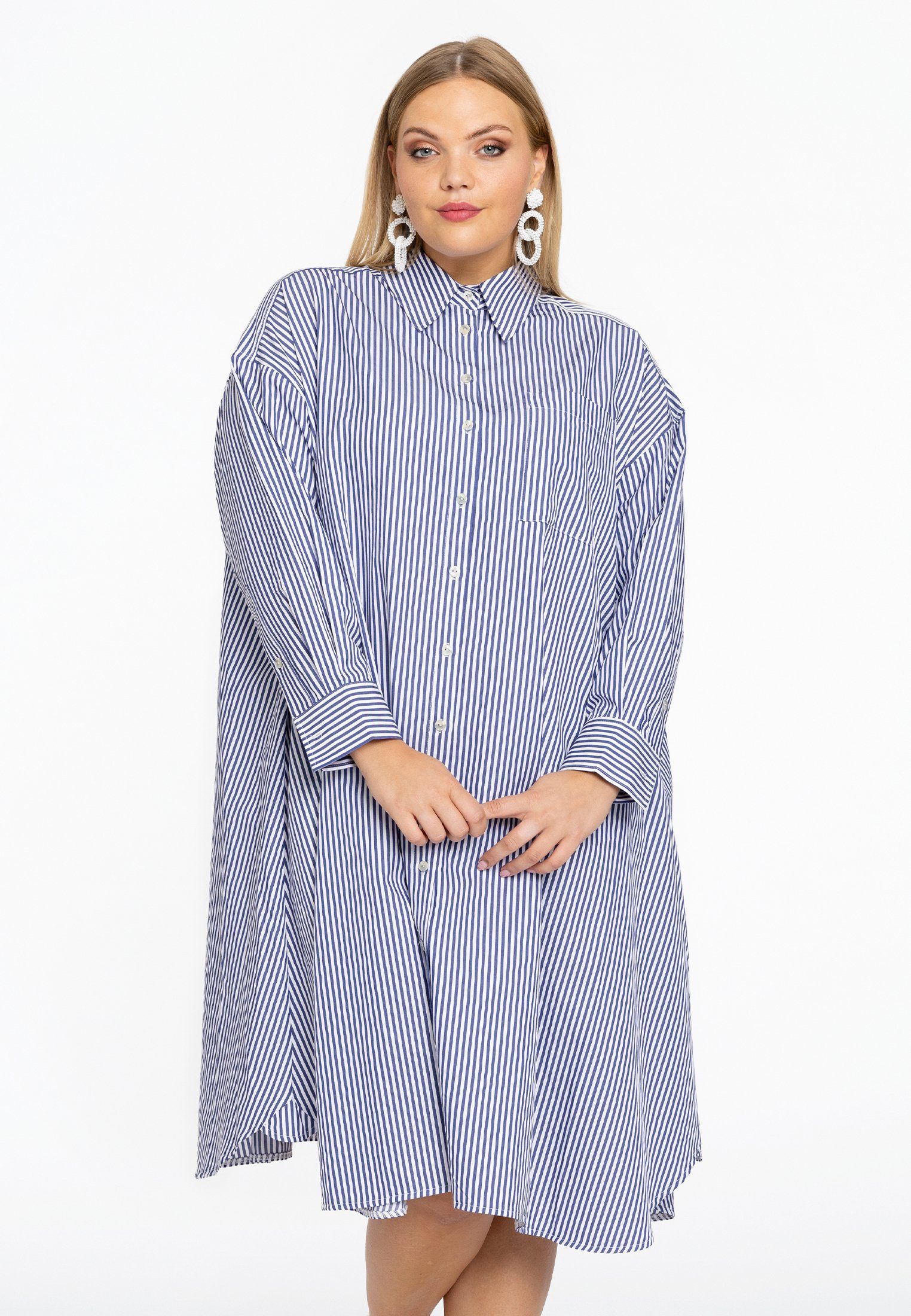 A-Linien-Kleid Damen Kleid Große Größen
