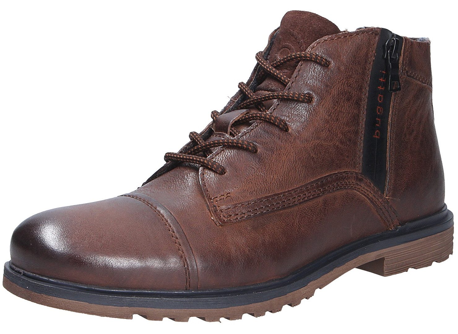 bugatti bugatti Herren Stiefel braun Größe Schnürstiefel