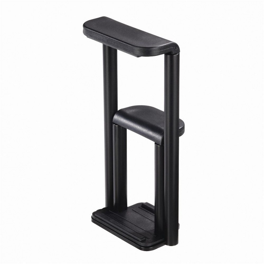 Hama Smartphone-Halterung 00004638 smartphone-tablethalterung 2in1 halterung schwarz, (2in1 Halterung für Smartphones/Tablets, Leicht und tragbar für unterwegs)