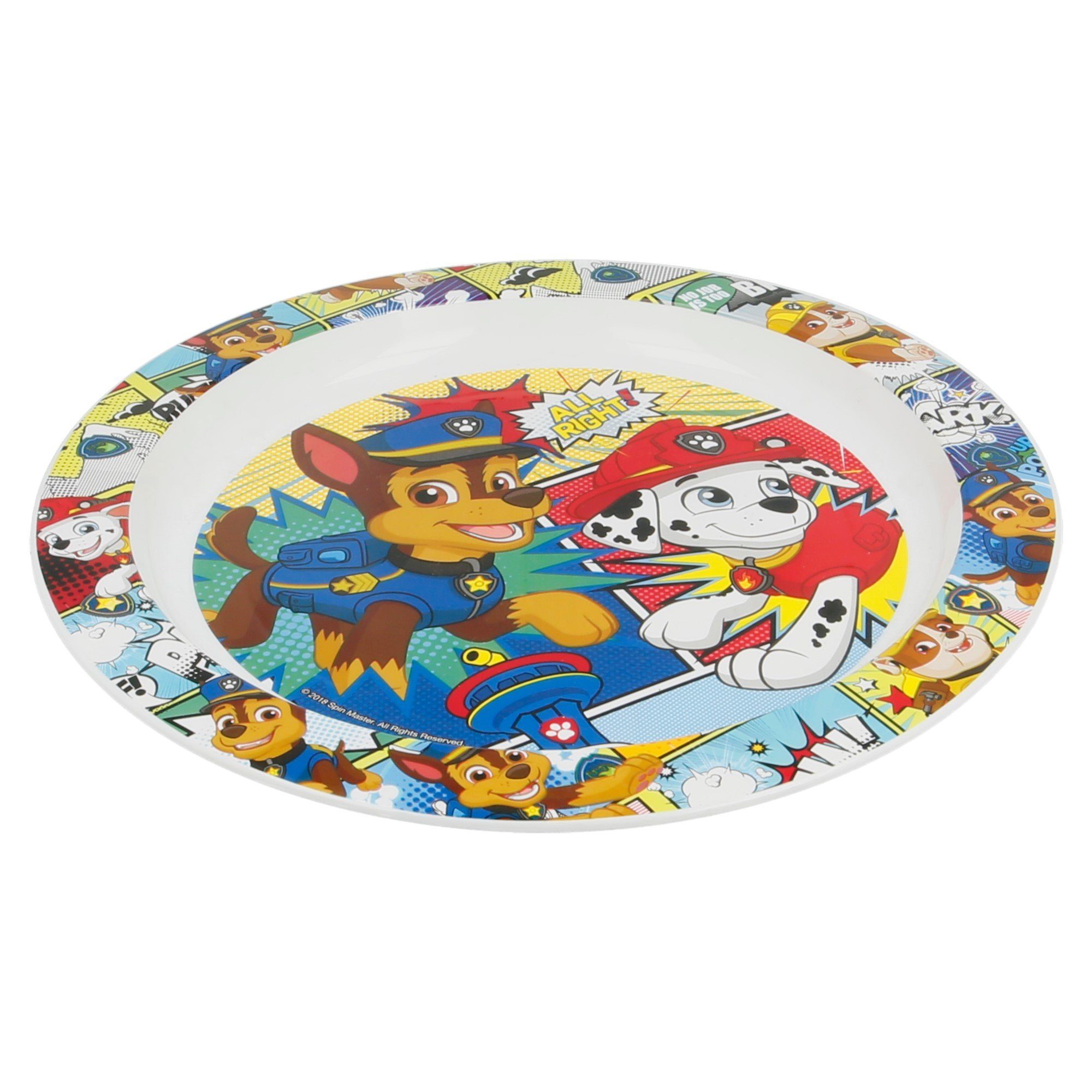 (6-tlg), Kinder Kunststoff, Frühstückset PAW PATROL Kindergeschirr-Set