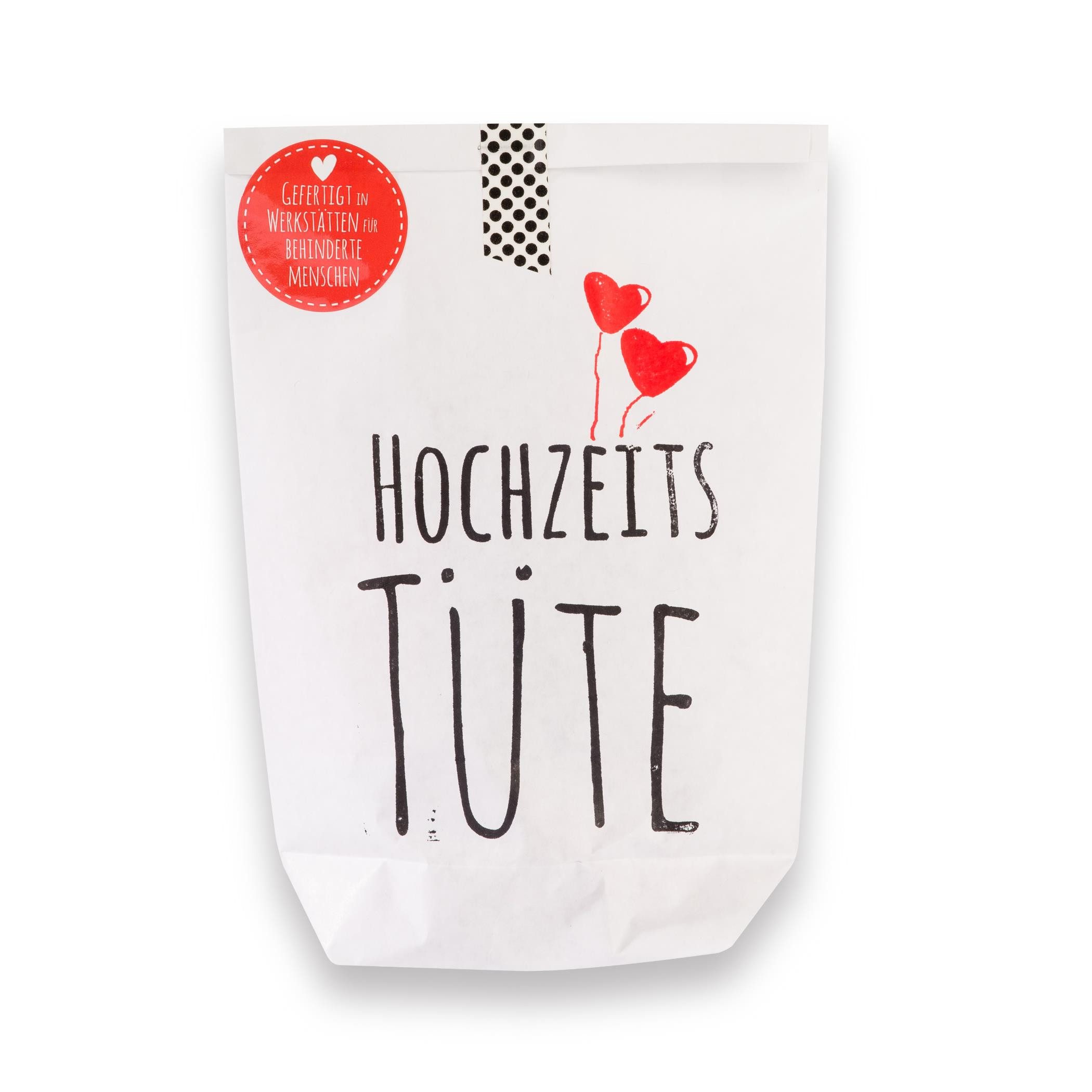 Wundertüte Hochzeitstüte Herzallerliebst rot