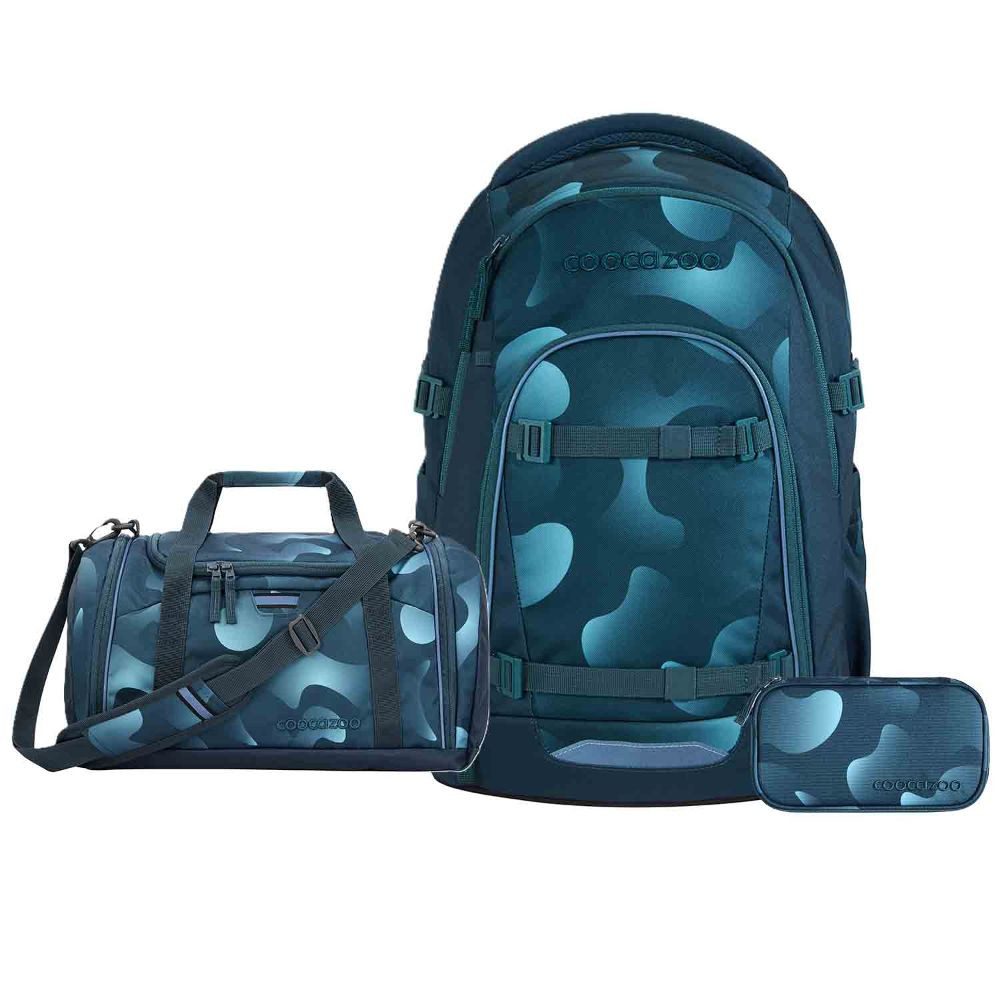 coocazoo Schulrucksack MATE (3tlg., inkl. Schlamperbox und Sportttasche)