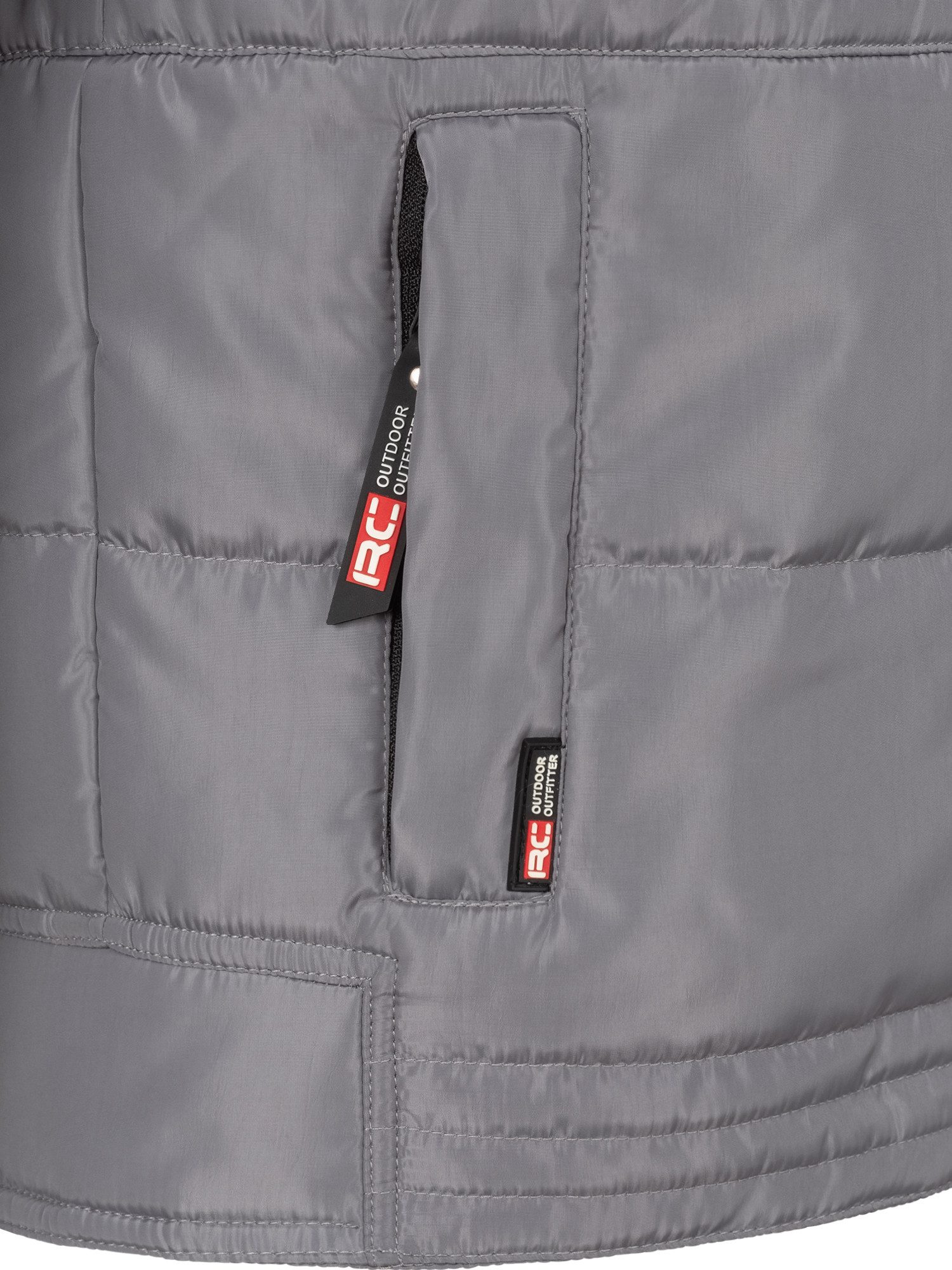 Rock Creek Winterjacke Herren Jacke mit Kunstfellkragen H-393