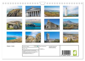 CALVENDO Wandkalender Irland - Cork (Wandkalender 2024 DIN A4 quer), CALVENDO Monatskalender
