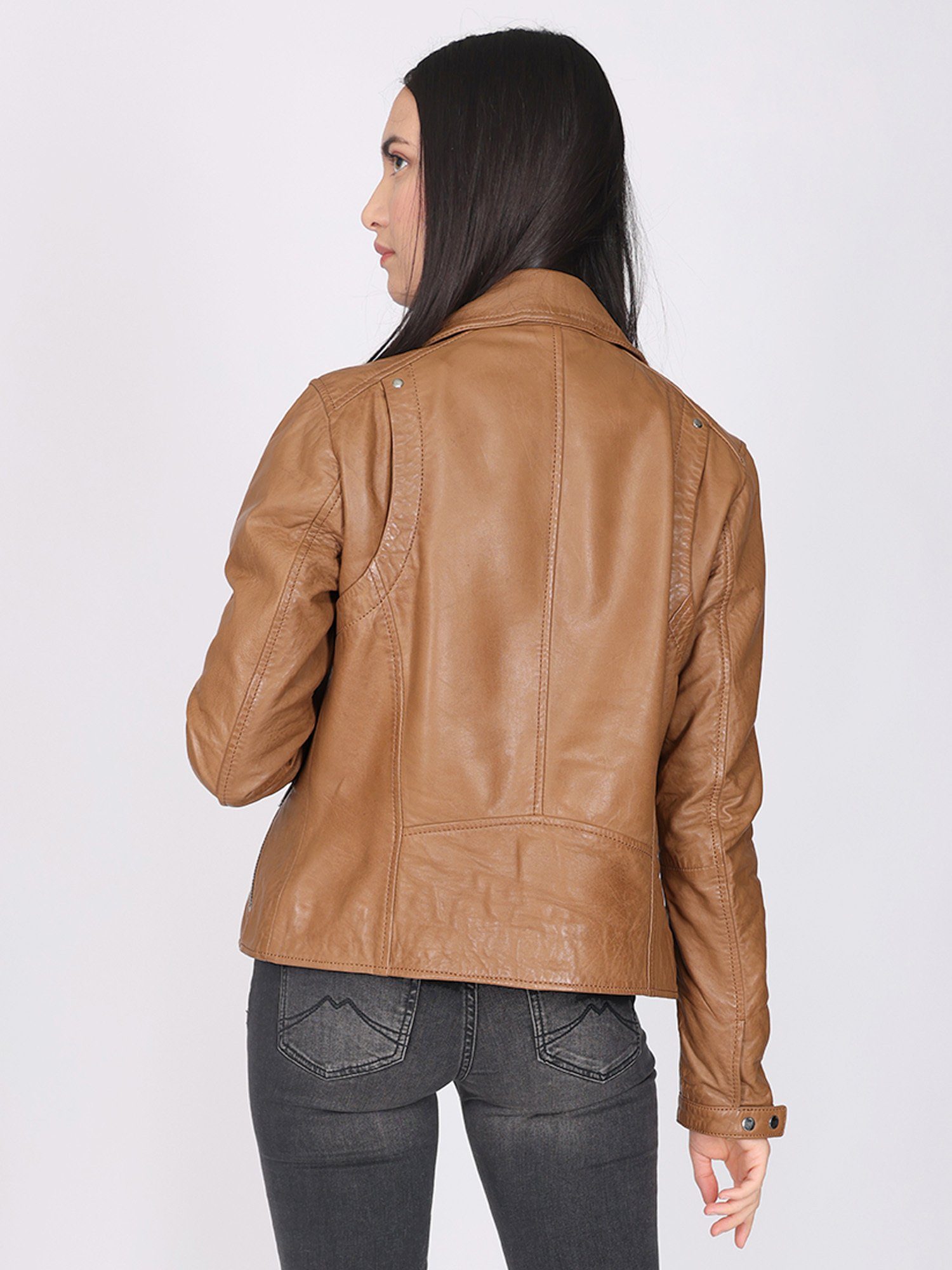 Maze cognac 42021206 Lederjacke