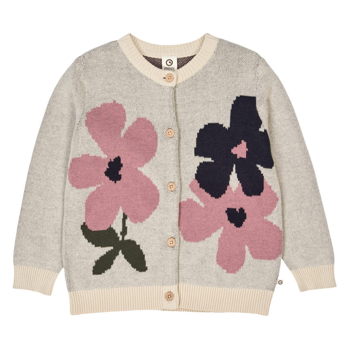 Müsli by GREEN COTTON Strickjacke 1524006700 Mädchen Sweatjacke, Feinstrickjacke, Grobstrickjacke, Wolljacke, Cardigan