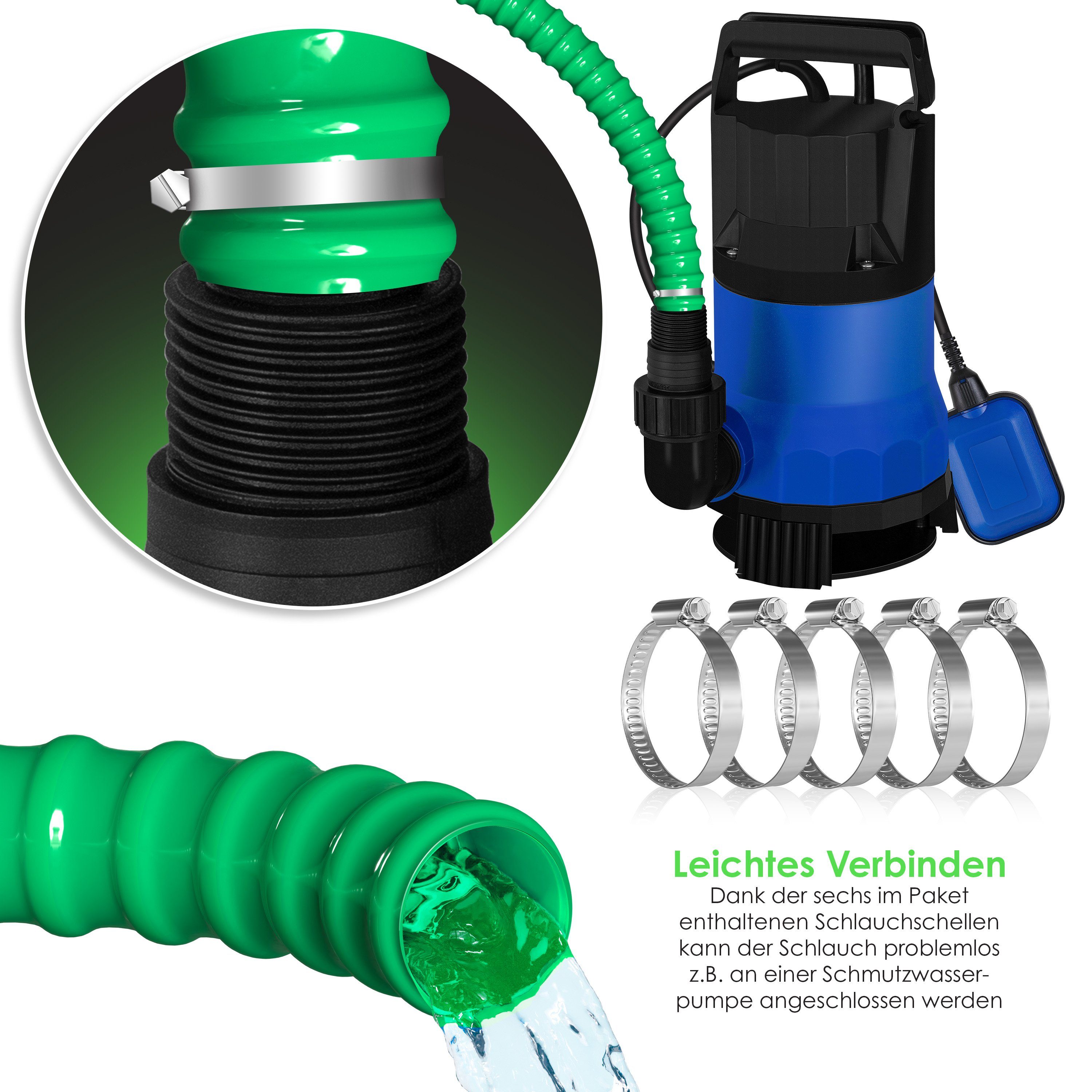 KESSER Spiralschlauch, Premium Teichschlauch Spiralschlauch