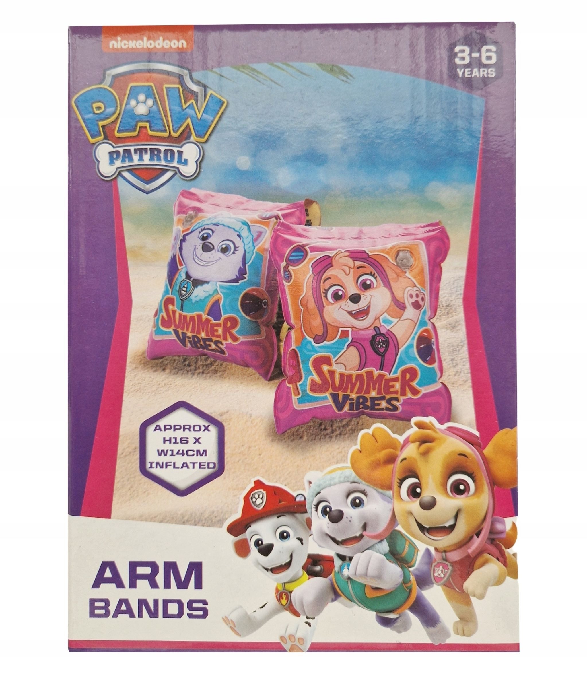 Festivalartikel Нарукавники Нарукавники Paw Patrol Everest Skye 3-6 Jahre 16x14 cm