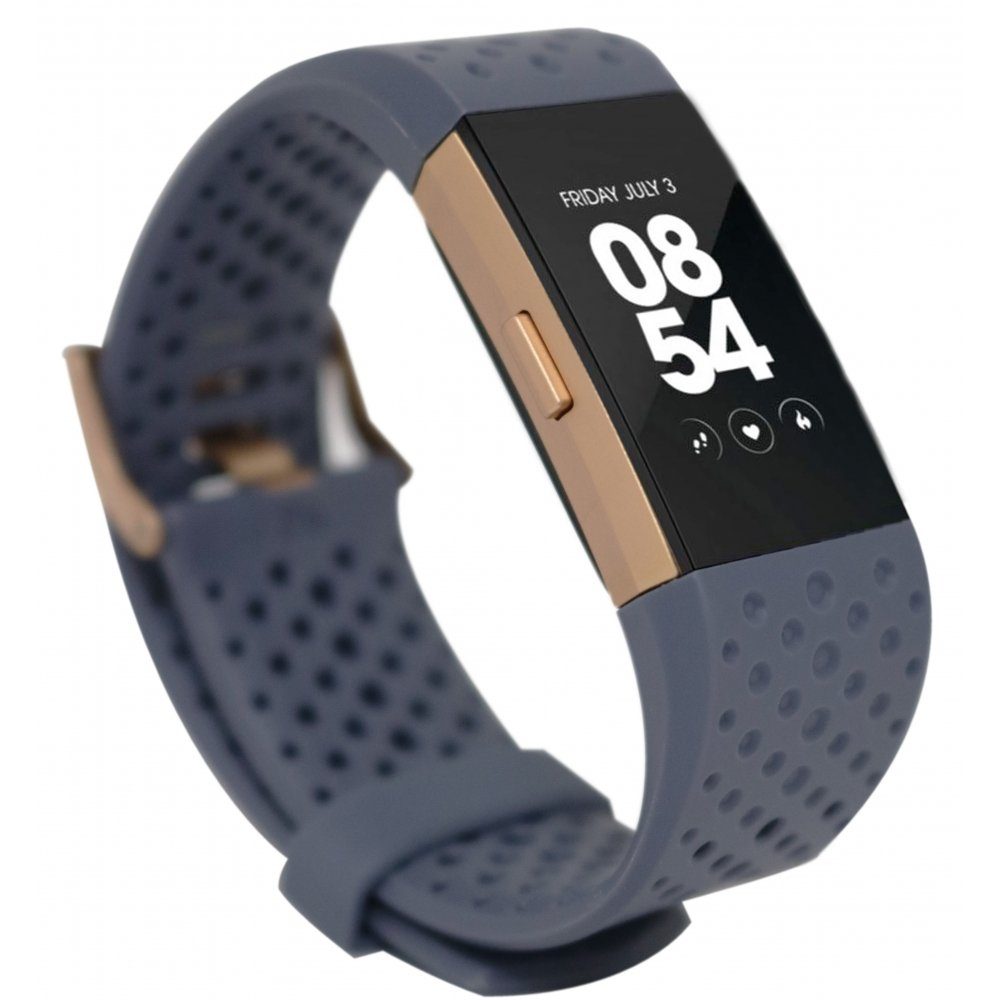 fitbit Charge 2 Special Edition - Fitness-Tracker - blaugrau/roségold  Smartwatch