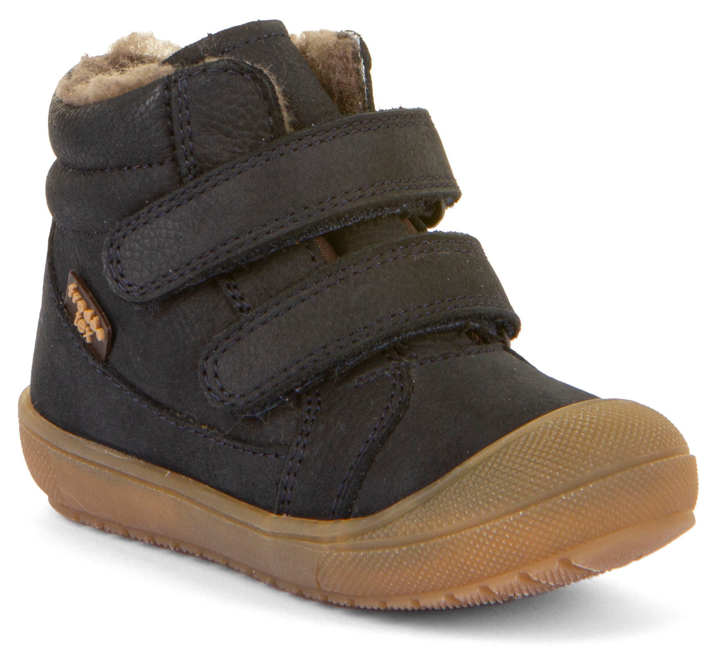 froddo® OLLIE WOOL TEX Lauflernschuh Winterstiefel, Klettschuh mit Wollfutter