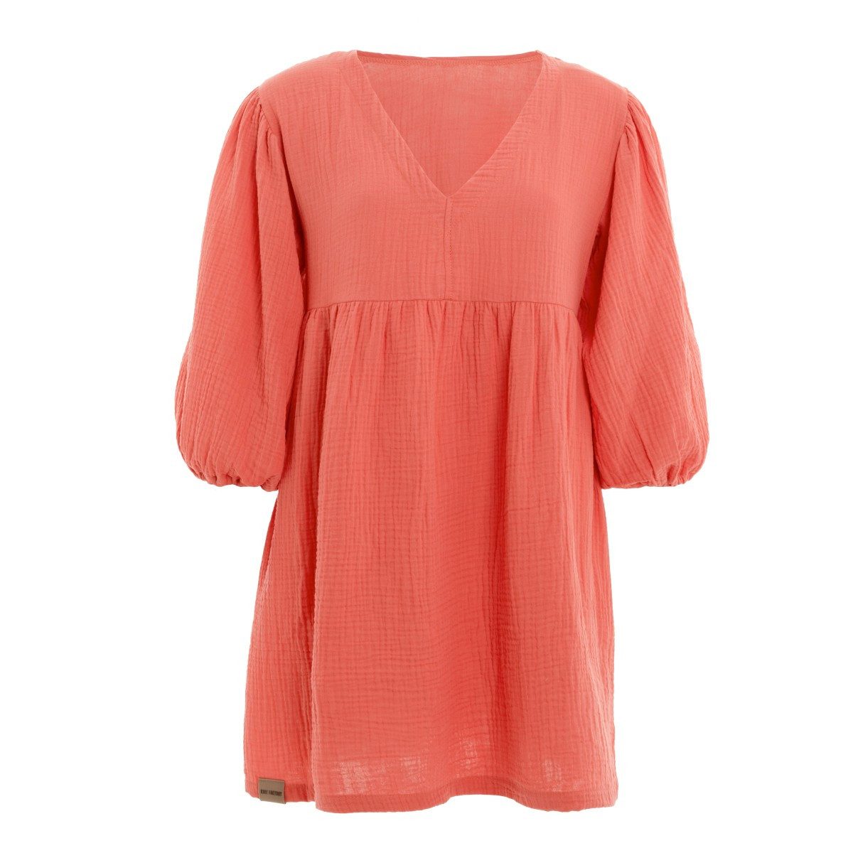 Knit Factory Strickkleid Drew Sunset Orange 36 38 36/38 (Spar-Set, 1-tlg., 1 x Drew Kleid Sunset Orange - 36/38) Modell Drew, für Frühjahr, Sommer