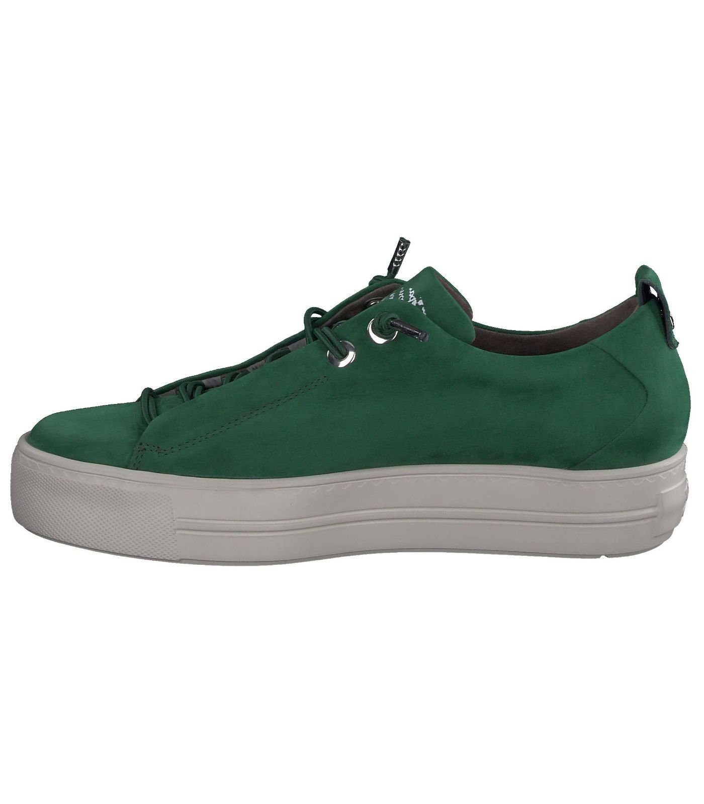 Grün Nubukleder Plateausneaker Sneaker Green Paul