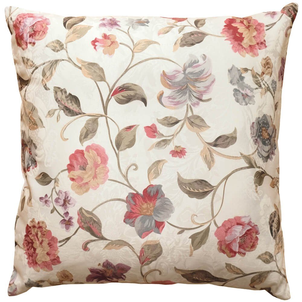 matches21 HOME & HOBBY Kissenbezüge Kissen-Bezug bunte Blumen auf Jaquard S günstig online kaufen