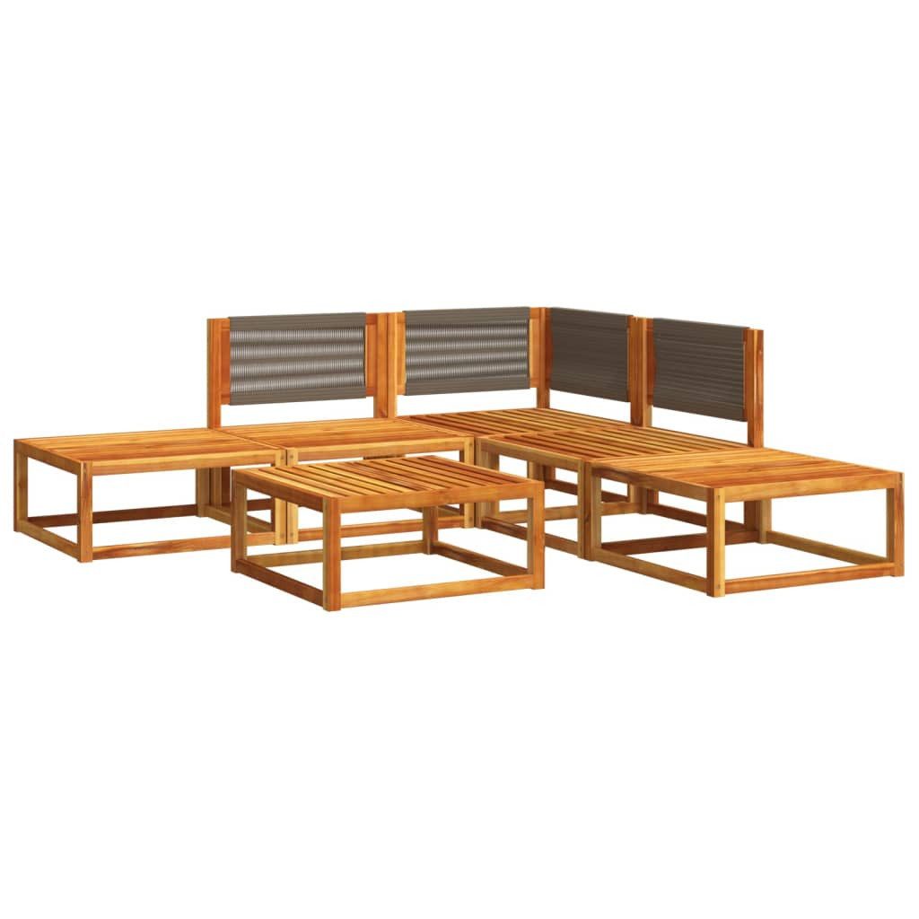 vidaXL Loungesofa 6-tlg. Garten-Sofagarnitur mit Kissen günstig online kaufen