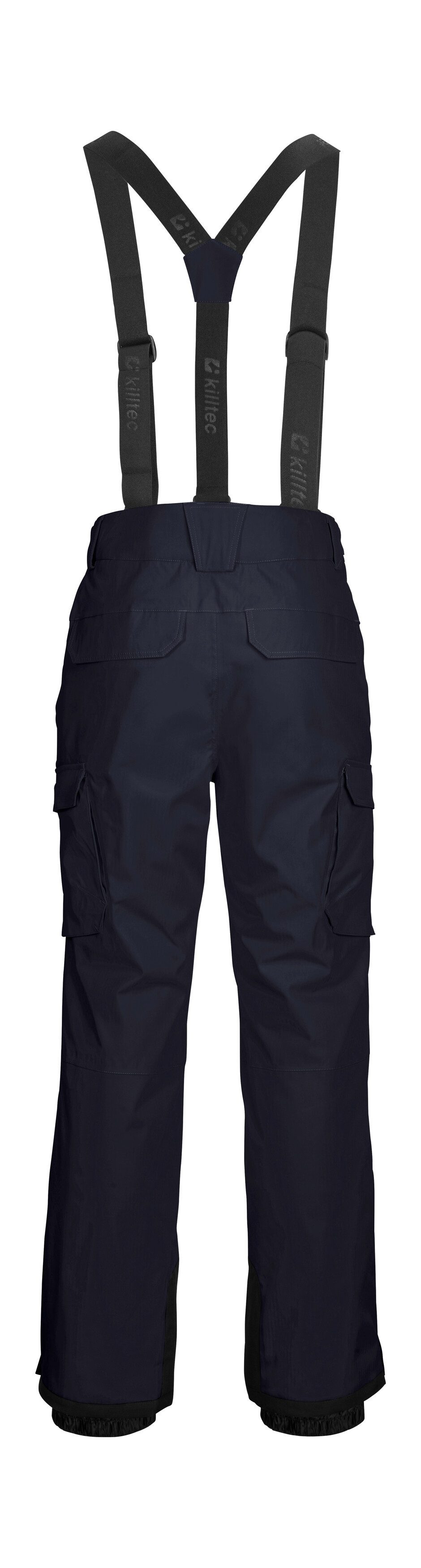 Killtec Skihose KSW 83 MN SKI PNTS Wasserdichte Skihose mit abnehmbaren Trägern und Schneefängen