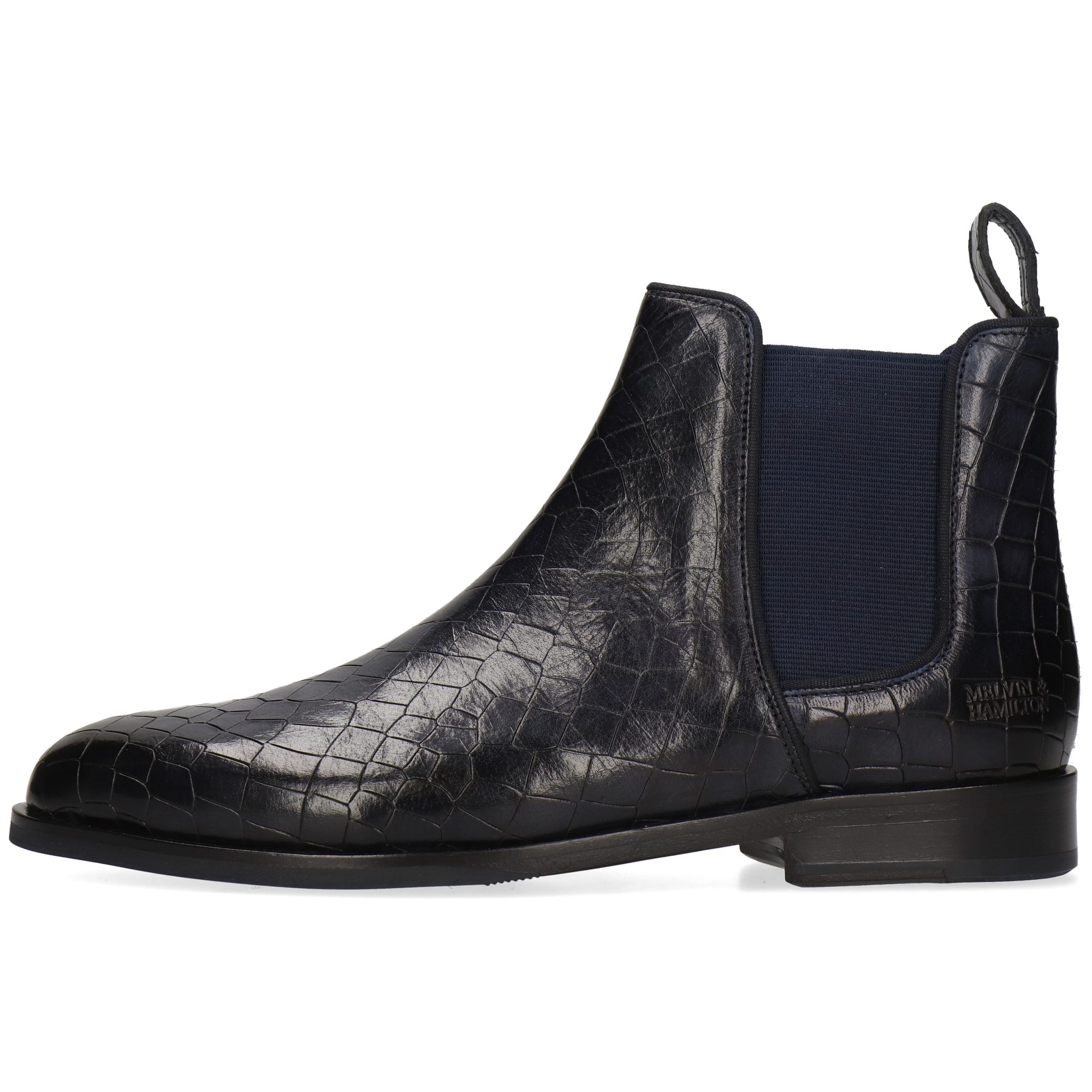 Melvin & Hamilton Susan 70 Leder-Chelsea Boots für Damen Stiefelette Flache Absätze, Echtes Leder, Vegetabile Gerbung