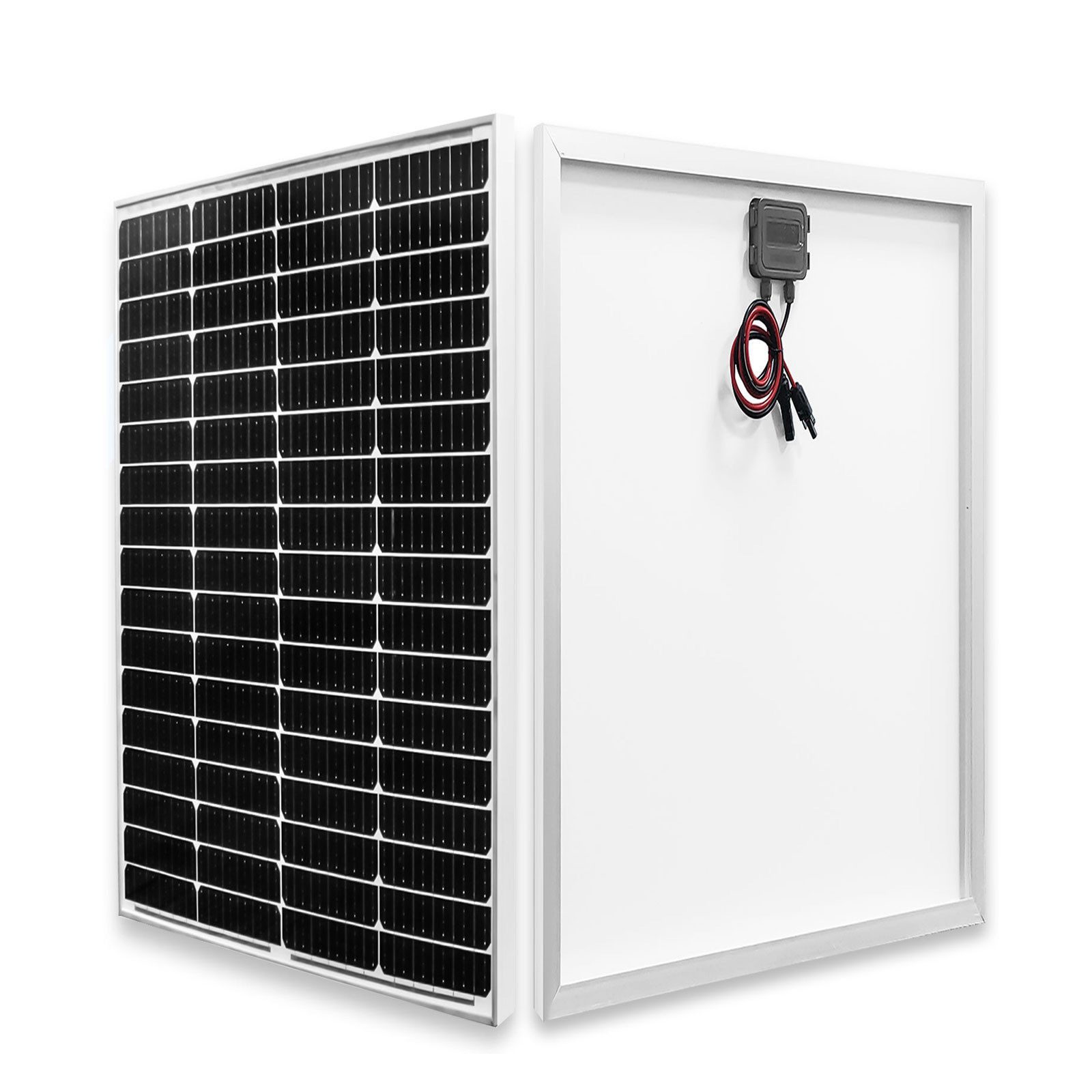GLIESE Solarmodul 100W 12V Monokristallin Solarpanel, 100,00 W, Monokristallin, (1 Stück Solarmodul, 1-St., Solarmodul), Erweiterbar durch Serien- und Parallelschaltung