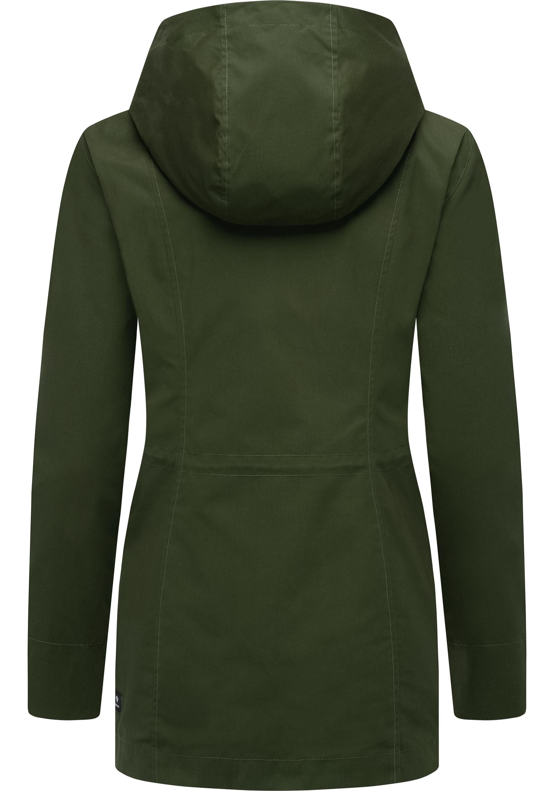 Ragwear Outdoorjacke Monadetta A Leichte Kapuzenjacke für die Übergangszeit