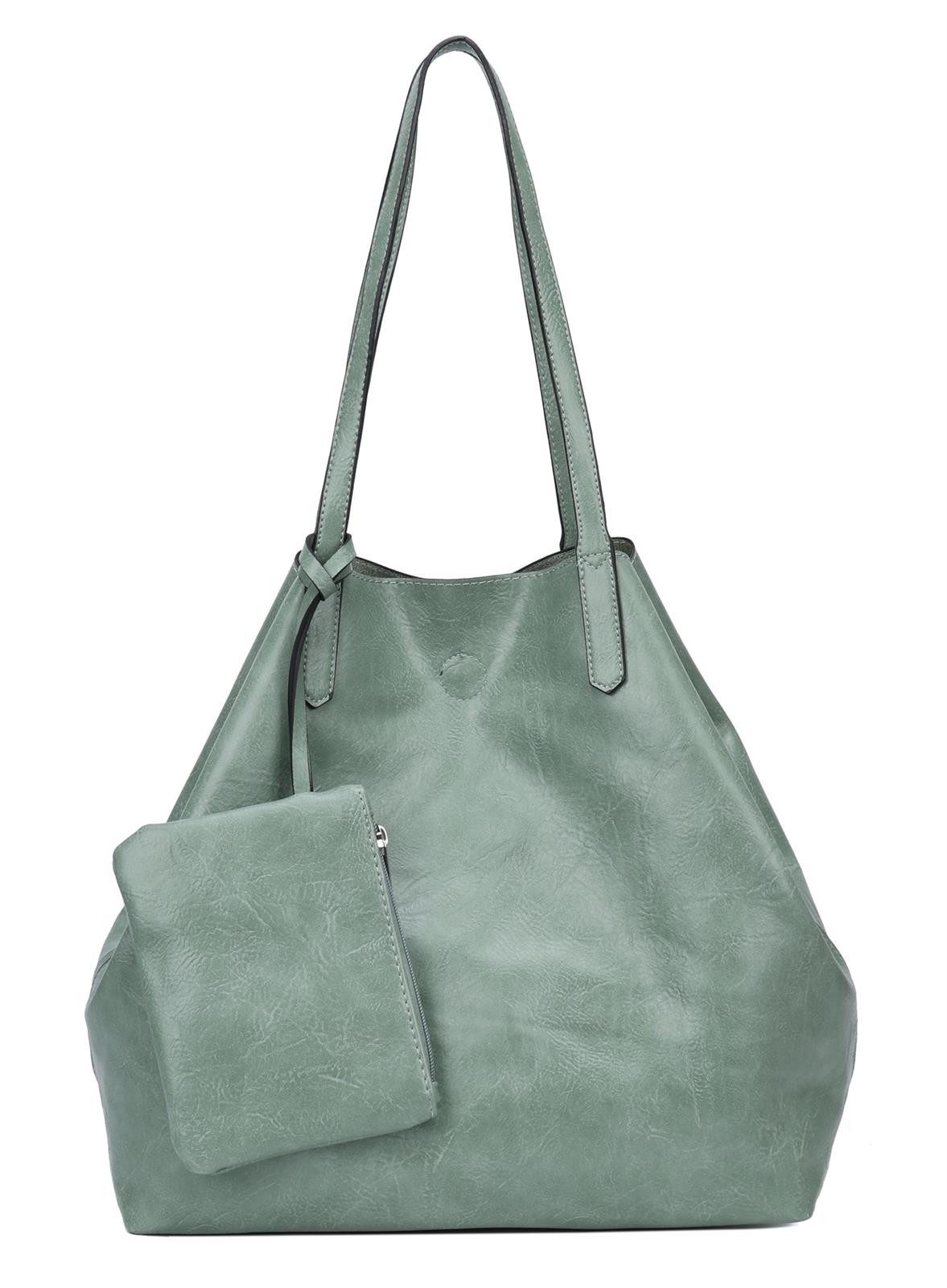 Schultertasche Damen Tasche SET 2in1 Umhängetasche XXL Shopper Reise Urlaub Outdoor