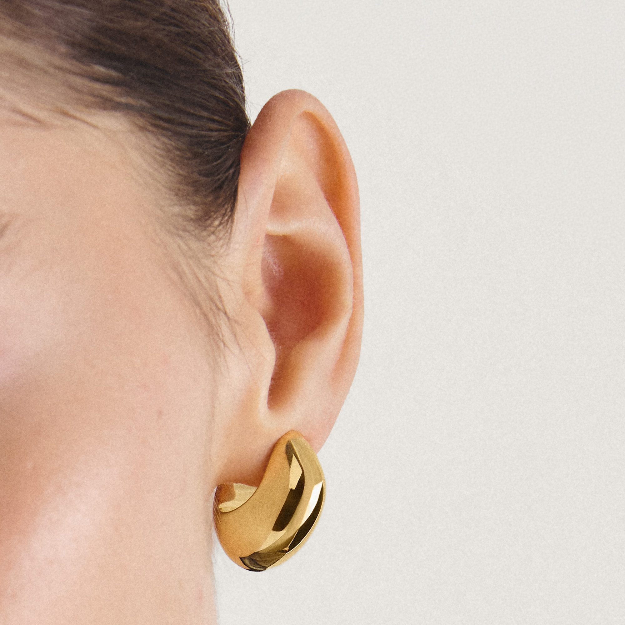 THOMAS SABO Paar Creolen Chunky Creolen gelbgoldfarben