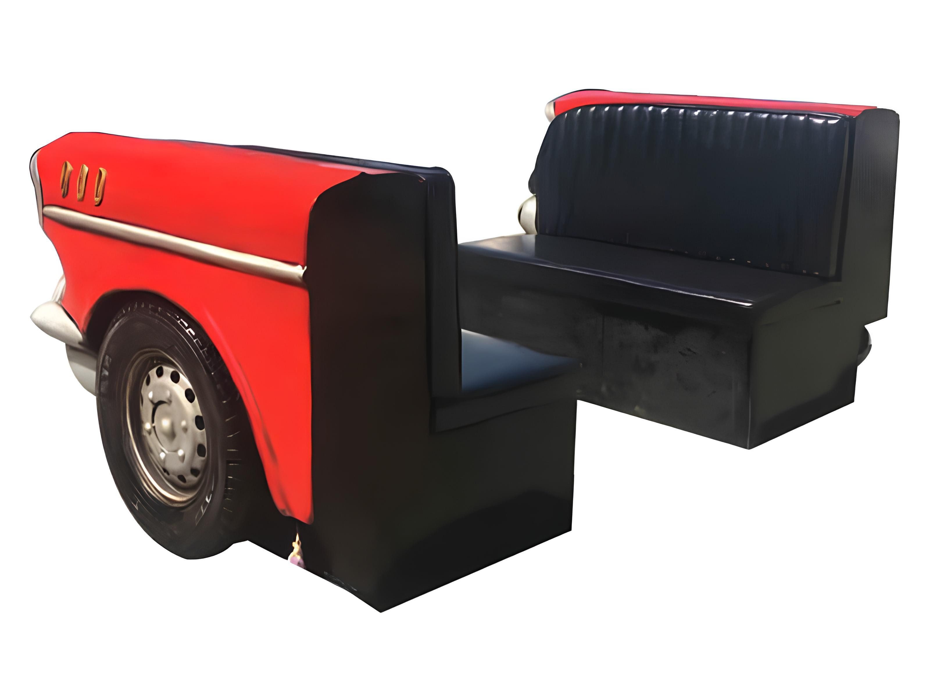 Xlmoebel Sofa Doppel Auto Sofa Diner aus hochwertigem Leder in zeitlosem Design, 2 Teile, Hergestellt in Europa