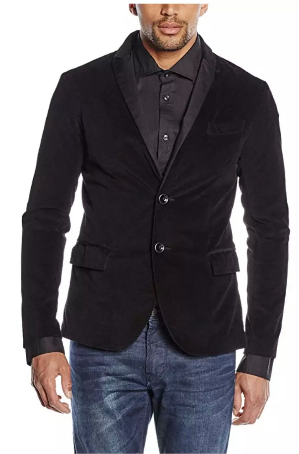 Emporio Armani Sakko Samt Sakko Slim Fit Sakko Herrenblazer Jacke Edler Sch günstig online kaufen