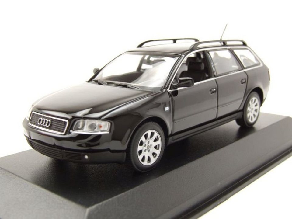 Maxichamps Modellauto Audi A6 Avant Kombi 1997 schwarz Modellauto 1:43  Maxichamps, Maßstab 1:43