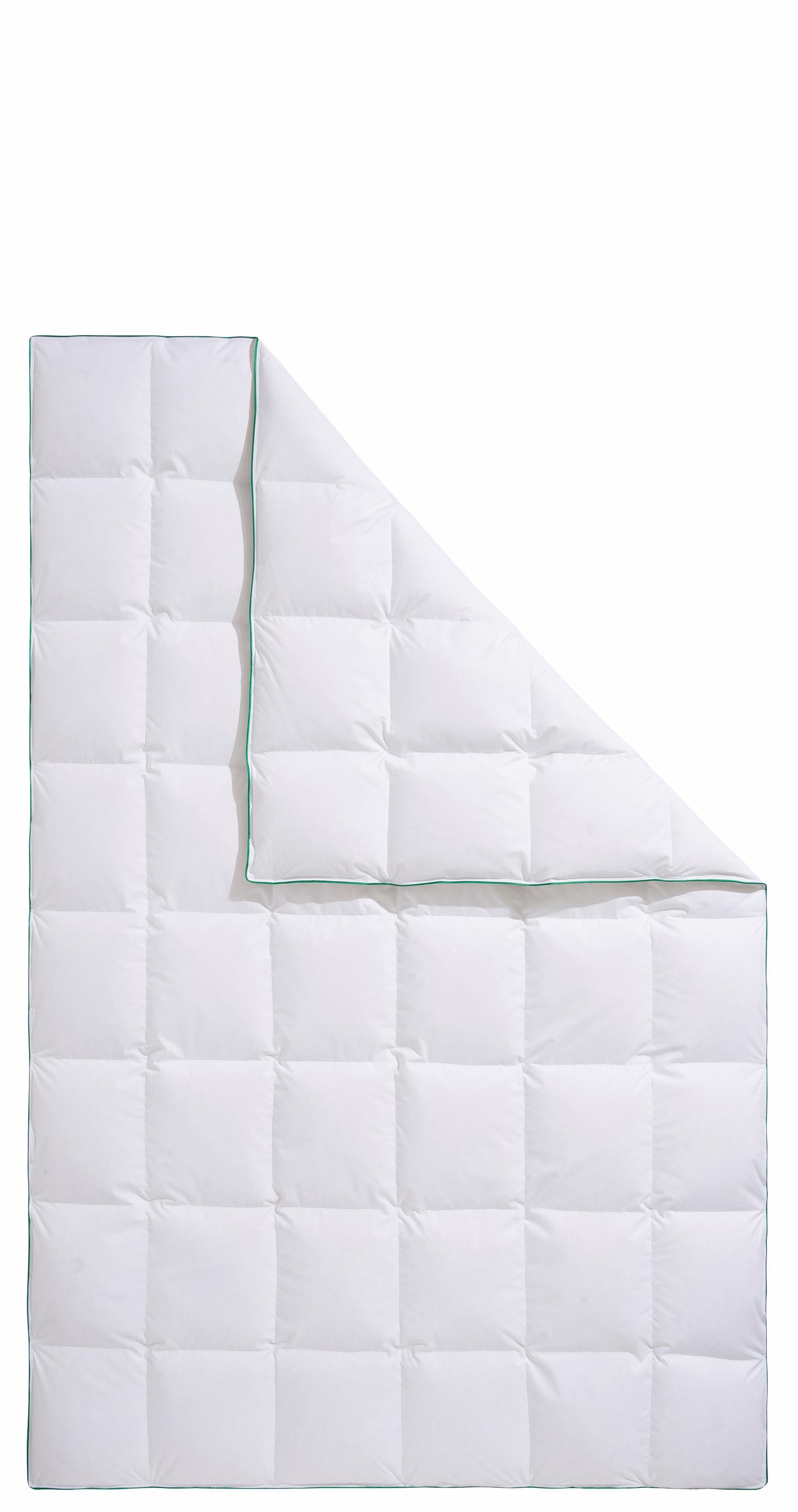fjödur Daunenbettdecke Fee, Bettdecke 135x200, 155x220 cm und weitere Größen, Füllung: 80% Daunen, 20% Federn, Bezug: 100% Baumwolle, Hergestellt in Deutschland