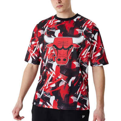New Era Print-Shirt Oversized JERSEY Chicago Bulls