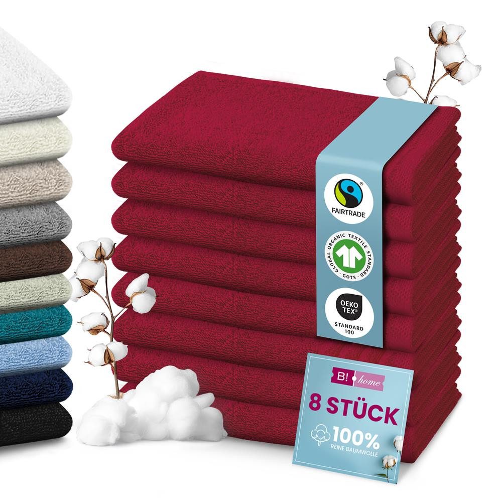 B!HOME Handtücher Set Saunatücher, Duschtücher, Gästehandtücher günstig online kaufen