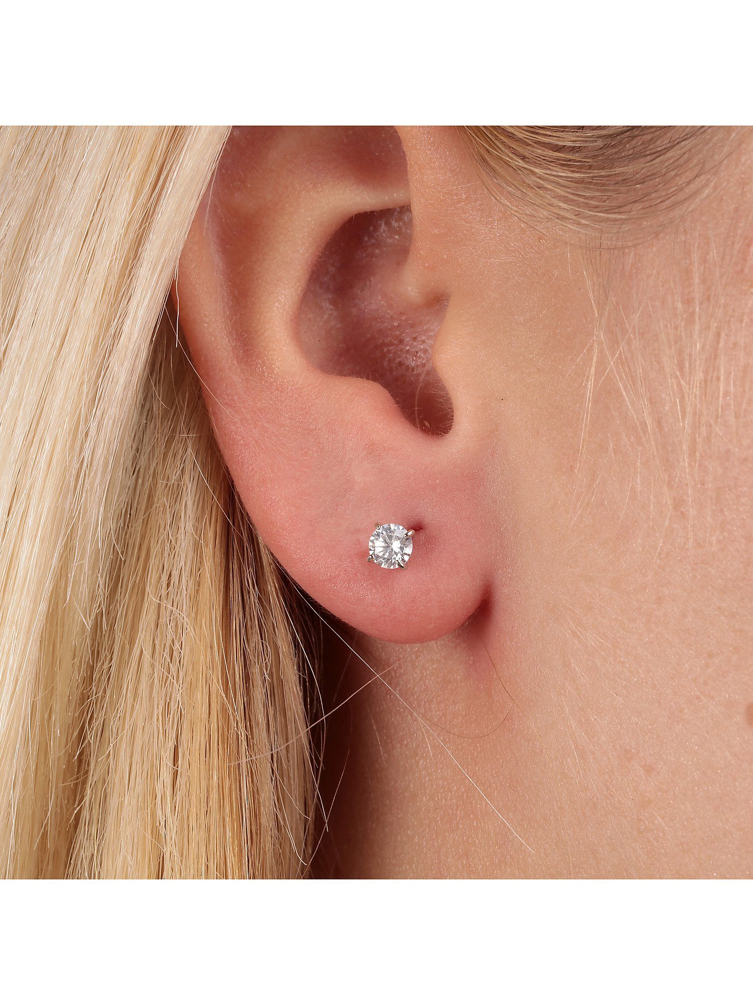 FAVS Paar Ohrstecker FAVS Damen-Ohrstecker 925er Silber 2 Zirkonia günstig online kaufen