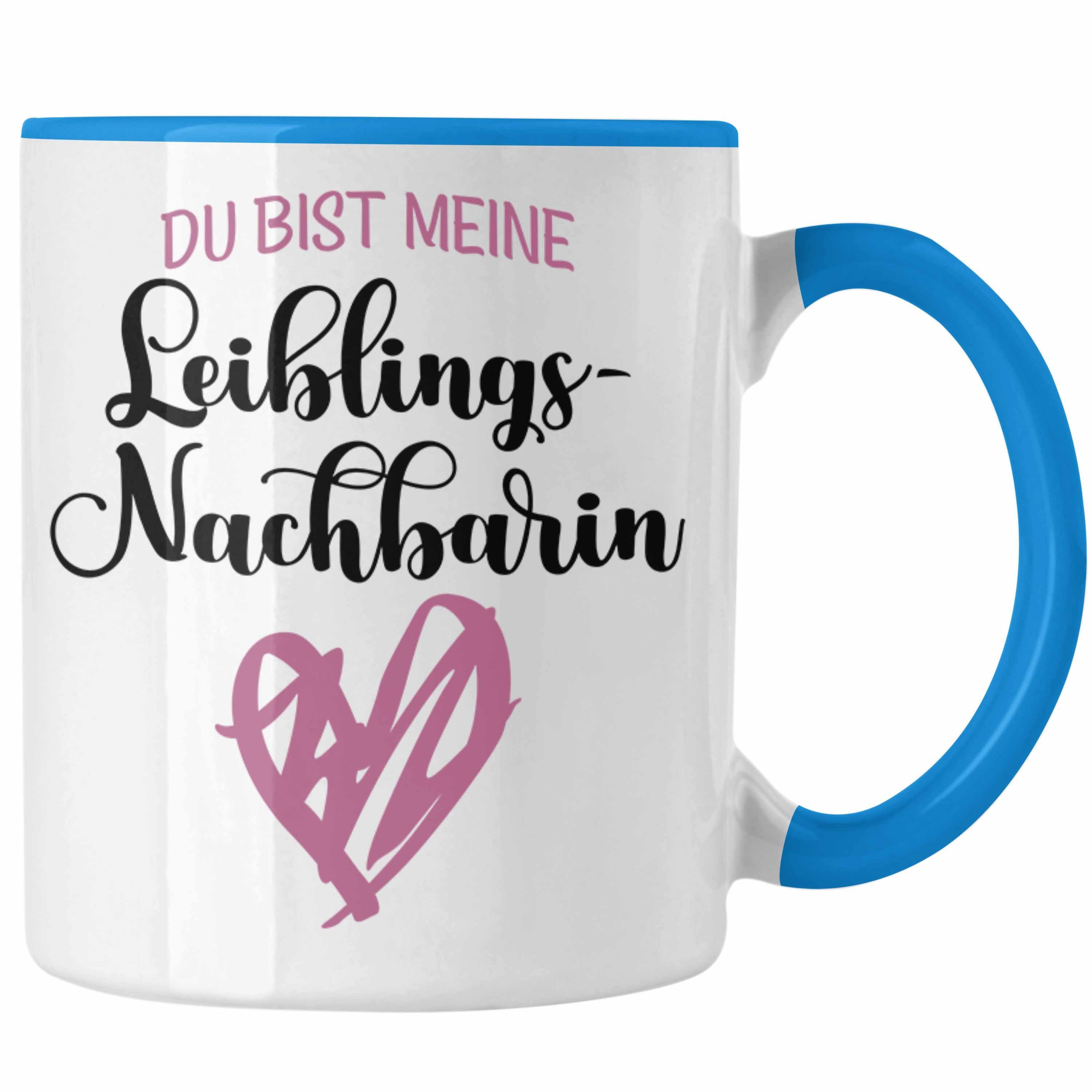 Beste Lustig Welt Trendation Abschied Blau Abschiedsgeschenk - Nachbarin Der Geschenk Trendation Tasse Tasse