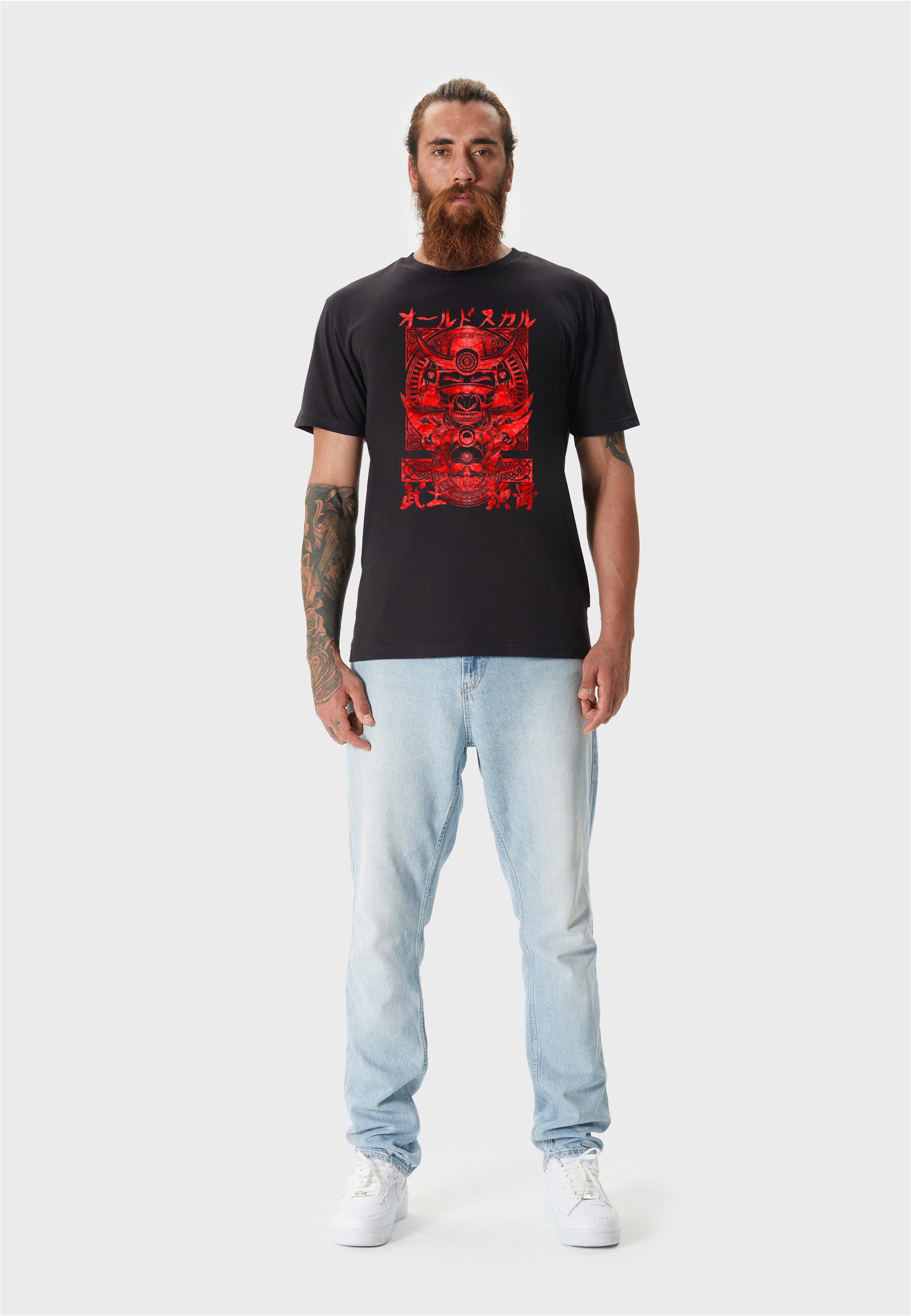 Oldskull T-Shirt Asian Samurai (1-tlg) mit günstig online kaufen