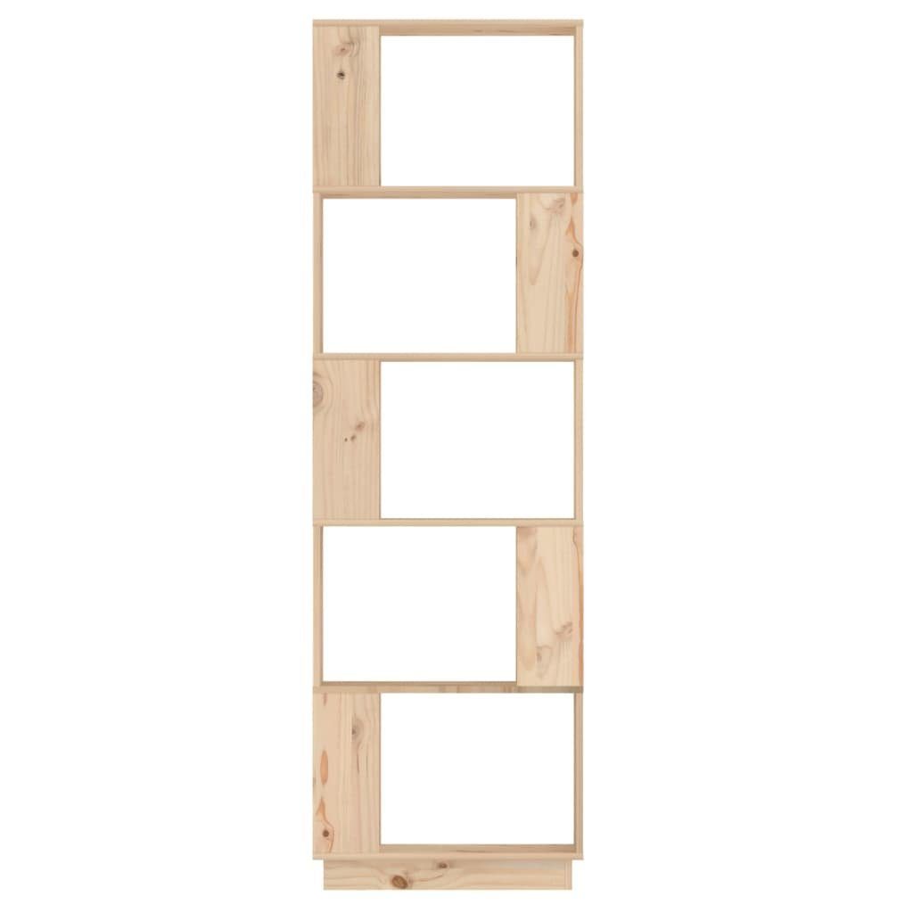 51x25x163,5 cm Bücherregal Kiefer Bücherregal/Raumteiler Massivholz furnicato