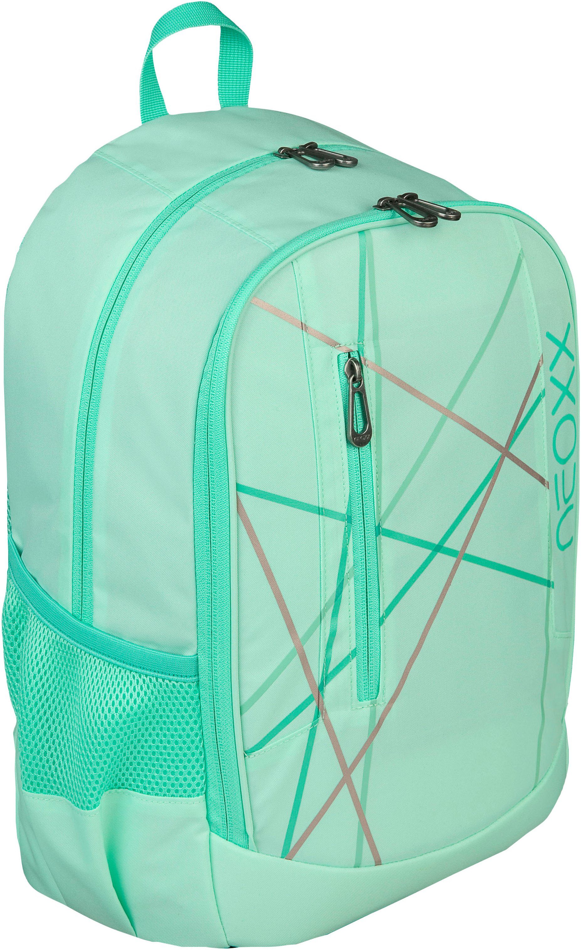 neoxx Schulrucksack Flow, Mint To Be, günstig online kaufen