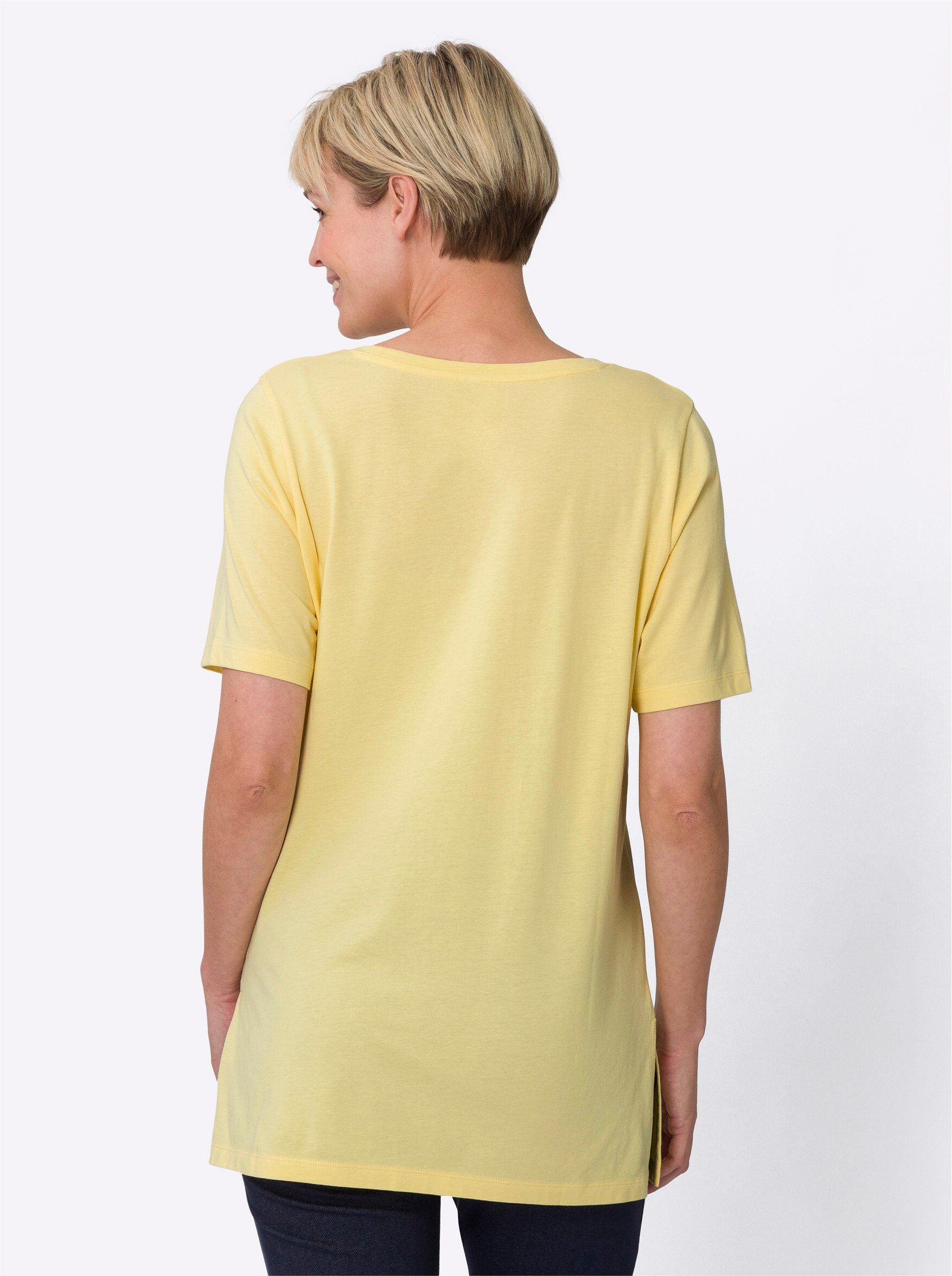 Sieh an! Trainingsshirt Longshirt günstig online kaufen
