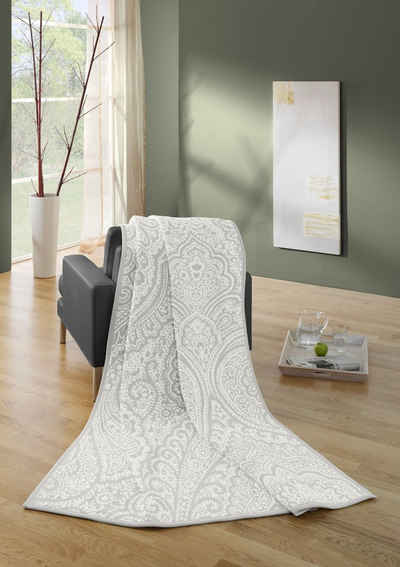 Wohndecke Cotton Home, Traumschloss, Swinging Paisley