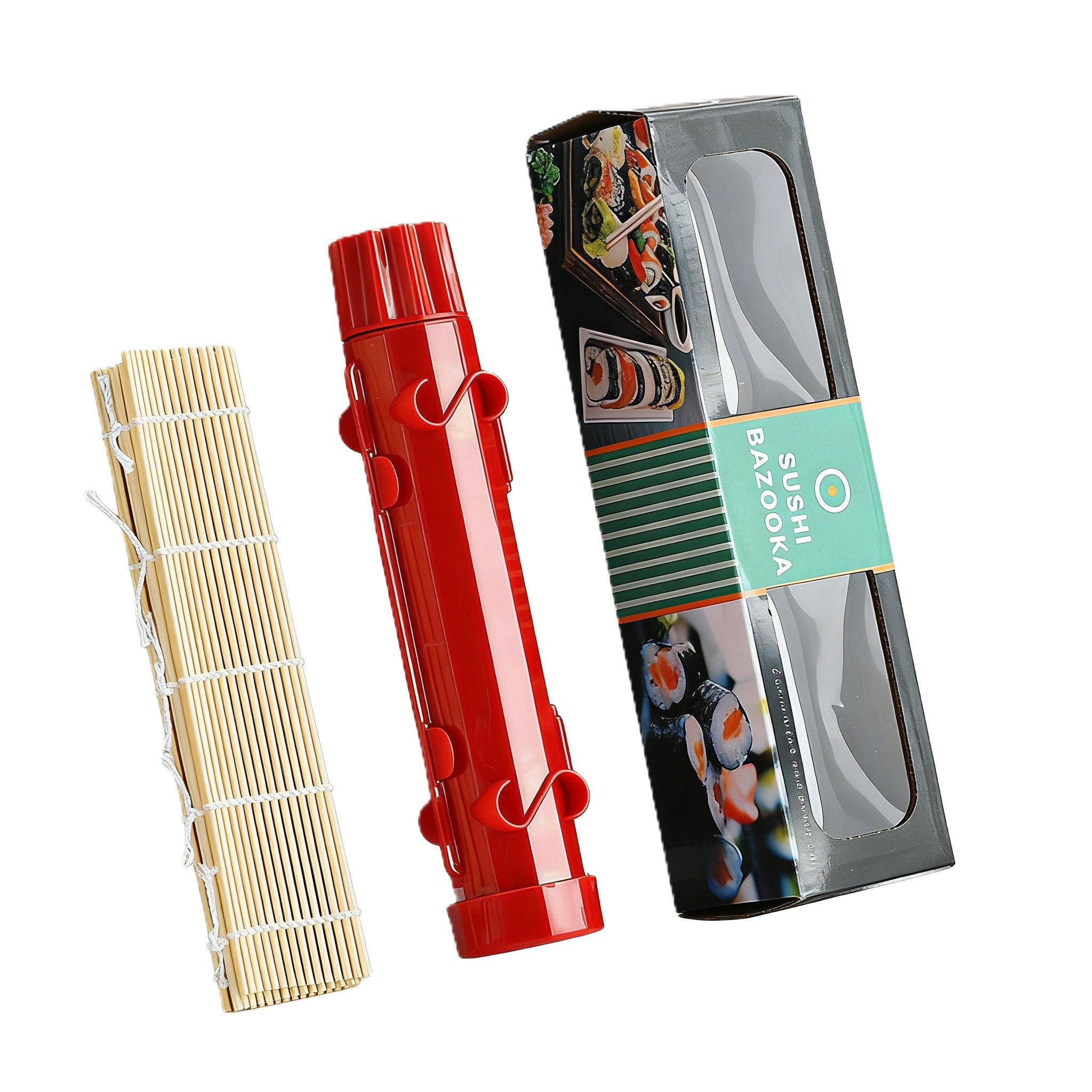 Jumpeak Sushi-Roller Sushi Maker Set,Sushi-Rakete für DIY Sushi,Sushi Set zum Selber Machen, (Bundle), Haushalt,Einfache Bedienung,Leicht zu Reinigen,9 Farben Verfügbar