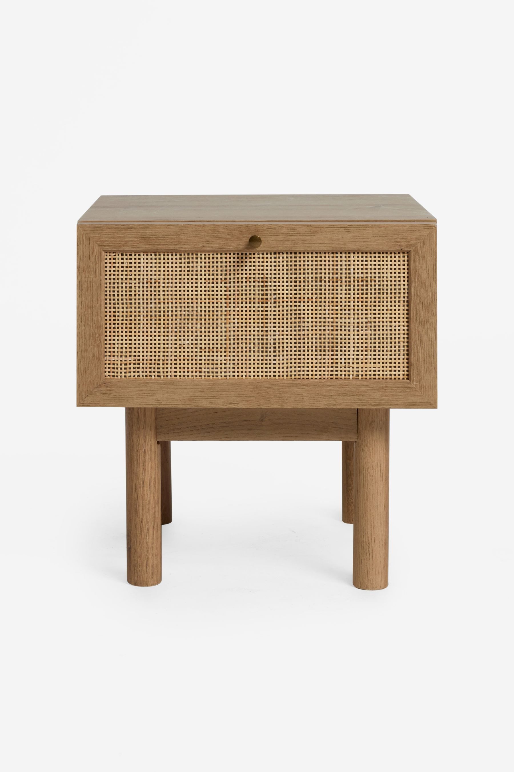 MADE Nachtkommode MADE.COM Pavia Nachttisch aus Rattan (1 St)