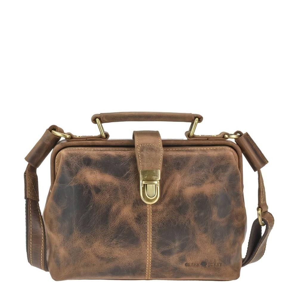 Handtasche "Vintage" Bügeltasche Leder