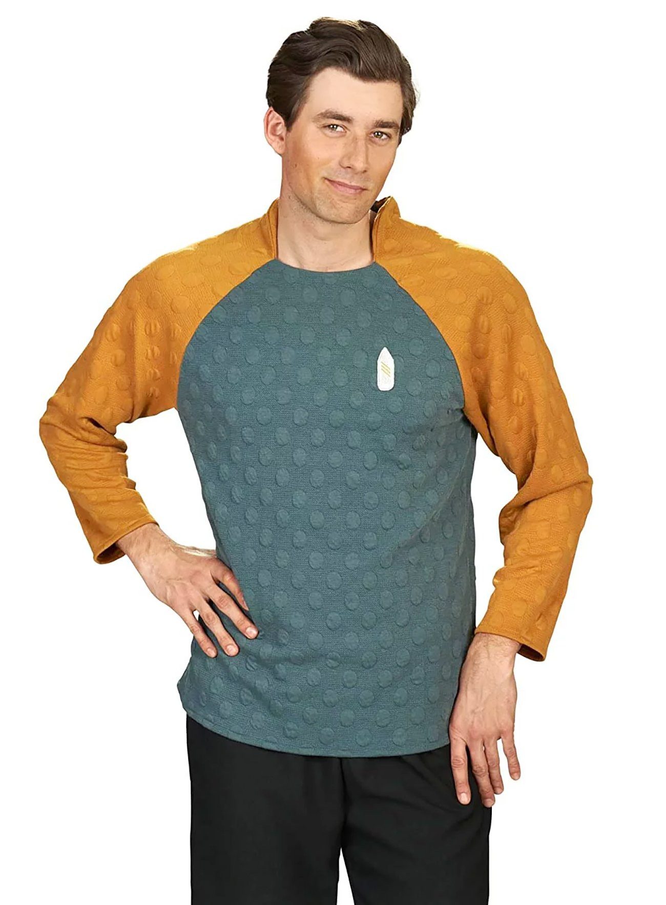 Metamorph Kostüm (T)Raumschiff Surprise Kork Shirt, Langärmeliges Oberteil zur Science Fiction-Parodie