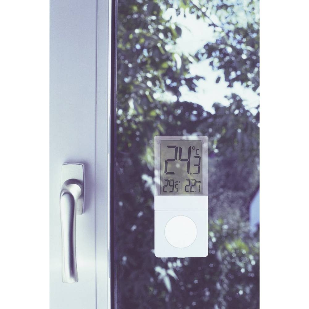 Digitales Fenster-Thermometer Dostmann TFA Hygrometer