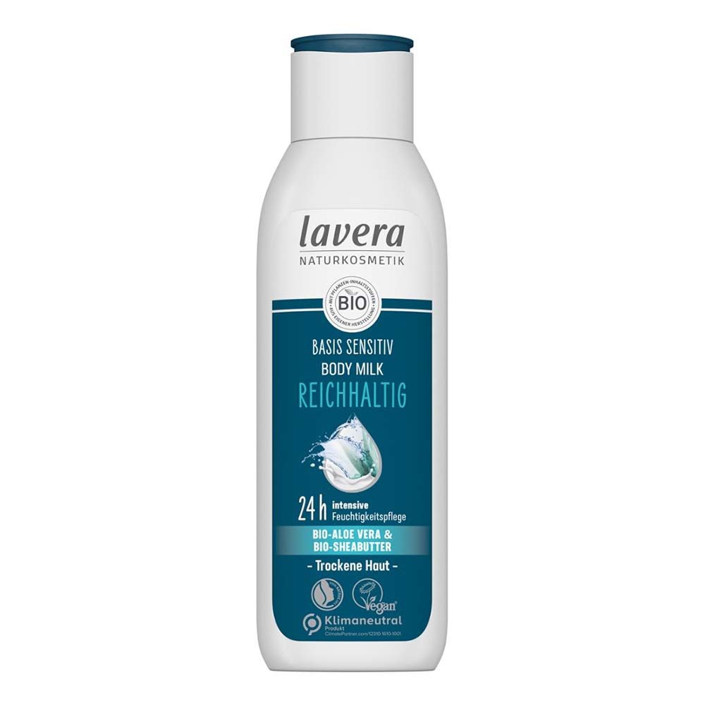 lavera Körpermilch Basis Sensitiv - Body Milk Reichhaltig 250ml