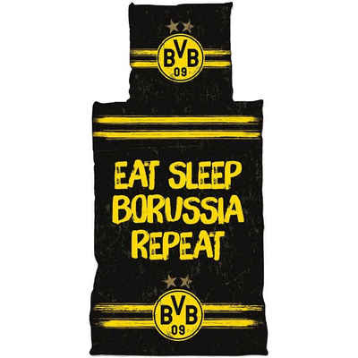 BVB Armband »BVB Bettwäsche Eat. Sleeo. Borussia. Repeat«