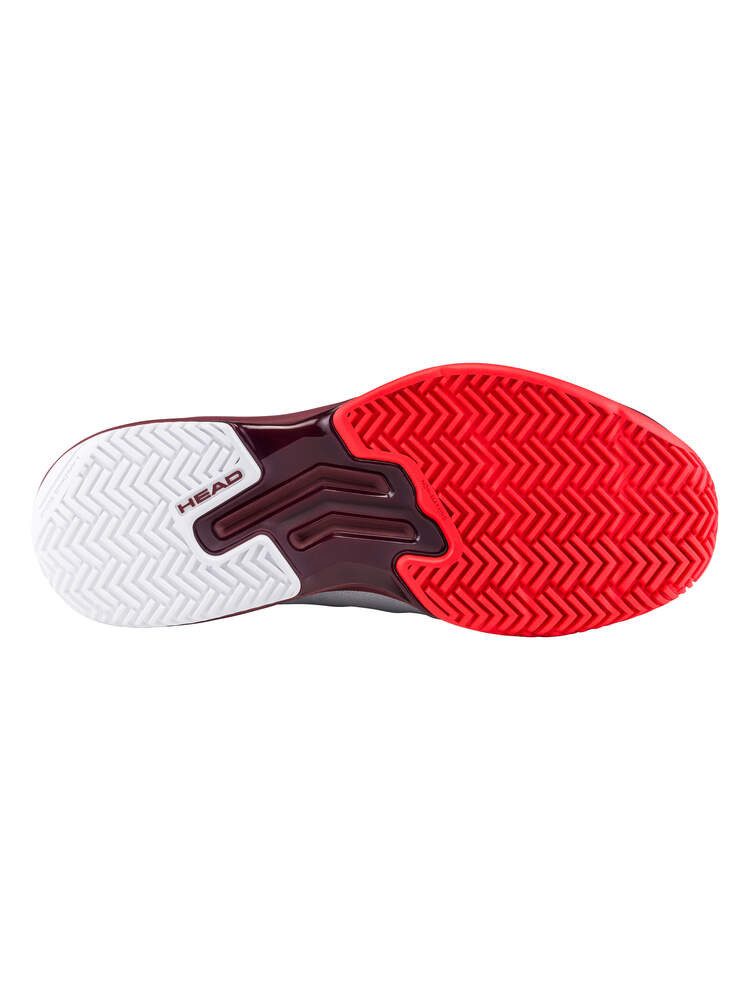 Head Sprint Evo 4.0 Allcourt hellgrau/rot Herren Tennisschuh